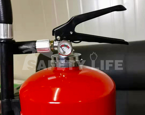 <span class=keywords><strong>Extincteur</strong></span> chimique humide certifié CE EN3 de 6 L pour cuisines commerciales, classe F K, incendies d'huile de cuisson, corps en acier inoxydable - Product Image 2
