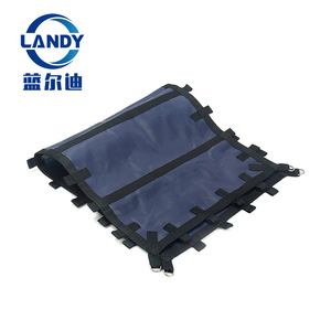 Couverture de piscine Landy en tissu tissé PP bleu, durable, résistante aux UV, pour la sécurité de la piscine - Product Image 2
