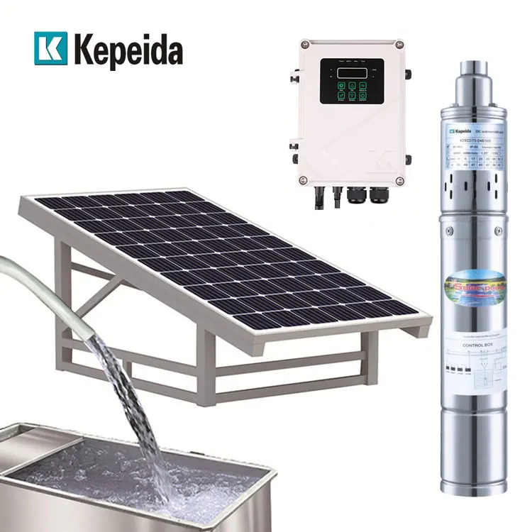 24v Dc Screw Submersible Borehole Solar Powered Stainless Steel Deep Well 4" Solar Water Pump Kit With Solar Panel