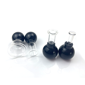 Ensemble de ventouses en verre en silicone avec logo personnalisé ensemble de ventouses <span class=keywords><strong>Hijama</strong></span> de haute qualité pour le <span class=keywords><strong>visage</strong></span> et le corps - Product Image 3