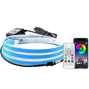 ไฟ LED RGB 12V แบบไดนามิกไร้สาย ไม่ต้องเดินสาย สำหรับตกแต่งภายนอกรถยนต์ - Product Image 1