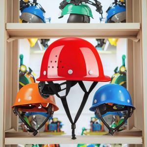 Casco de Seguridad para Obras de Construcción, Estilo Europeo, Personalizable, Venta al Por Mayor Directa de Fábrica, Casco Rígido Impreso de ABS y HDPE Reforzado - Product Image 1