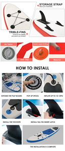 10ft6inch 320cm फैक्टरी मूल्य उच्च गुणवत्ता <span class=keywords><strong>inflatable</strong></span> चप्पू बोर्ड टूरिंग समर्थन paddleboard - Product Image 5