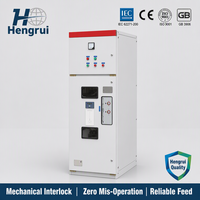 Unité de distribution compacte XGN15-12 SF6 12kV 630A avec interrupteur de coupure de charge pour réseau rural, système de relais de protection pour armoire RMU