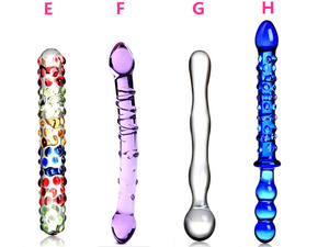 Kristallen Glazen <span class=keywords><strong>Dildo</strong></span> Voor Vrouwen Butt Plug Vaginale Stimulatie Anale Kralen Sex Toys - Product Image 3