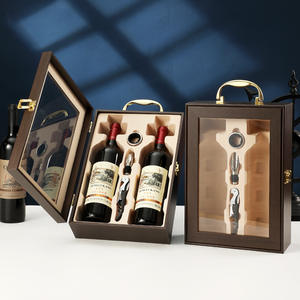 Vente en gros de luxe Huanghuali 2 bouteilles vitrine de <span class=keywords><strong>vin</strong></span> rouge de qualité supérieure boîte-cadeau <span class=keywords><strong>vide</strong></span> <span class=keywords><strong>caisse</strong></span> d'emballage en <span class=keywords><strong>bois</strong></span> disponible en stock - Product Image 4