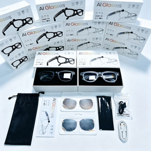 แว่นตาอัจฉริยะ Smart AI Glasses G2 พร้อมกล้อง 8MP วิดีโอ HD ผู้ช่วยเสียง ChatGPT รองรับการแปลหลายภาษา สำหรับการทำงานและการเดินทาง - Product Image 2