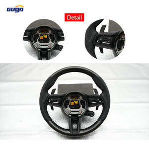 Volant de voiture en cuir et fibre de carbone GUGO Luxury à 3 branches pour <span class=keywords><strong>Porsche</strong></span> <span class=keywords><strong>911</strong></span> (992) 2020+ Résistance aux UV/à la corrosion Garantie de 2 ans - Product Image 4