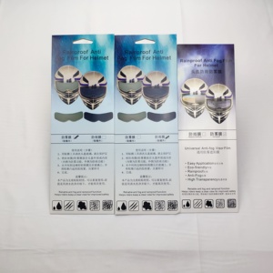 Pellicola Anti-Pioggia e Anti-Appannamento per Casco 22,5cm*7cm, <span class=keywords><strong>Film</strong></span> Morbido in PET con Rivestimento Anti-Umidità per Casco da Moto - Product Image 4