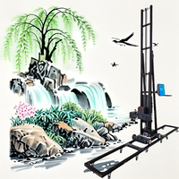 Impresora de Pared Robótica Hanjie, Máquina de Impresión Vertical con Efecto 3D, Impresora UV para Paredes de 3000 mm de Altura