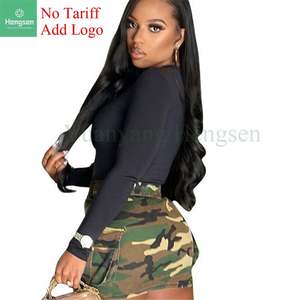 Gonna mimetica Micro minigonna alla moda carina da donna con tasca Cargo gonna corta <span class=keywords><strong>abbigliamento</strong></span> donna - Product Image 5