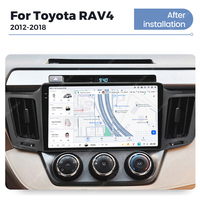 DUDUAUTO Convient pour Toyota RAV4 2012-2018, écran multimédia de voiture Android modifié, navigation Bluetooth, Car-play, écran de recul