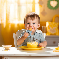 Moule à glaçons en silicone sans BPA pour 9 portions de purée de fruits, légumes, lait maternel, ou crème glacée, avec couvercle, pour bébé