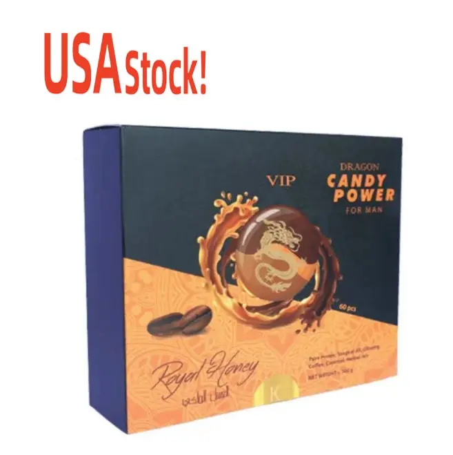 USA vorrätig!! hochwertige geschenkverpackungsbox Dragon Candy Power für Dragon Organic Honey Candy Power