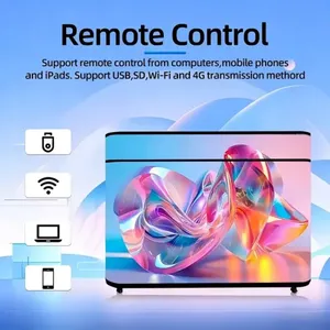 Pantalla LED Curva Portátil para Cabina, con Pantalla LED para Actuaciones en Escenario, Eventos Musicales, Conciertos - Product Image 6