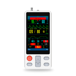 Monitor Veterinario Portátil RF-HM10, Monitor de Signos Vitales Multiparamétrico para Perros, Gatos y Clínicas Veterinarias - Product Image 2