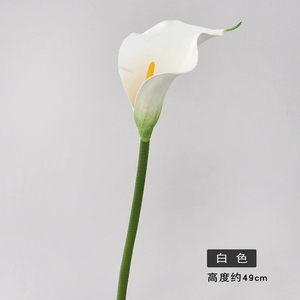 Single <strong>Stem</strong> Artificial Calla Lily - <strong>Cotton</strong> Long <strong>Stem</strong> Home Decor Flower - Product Image 5