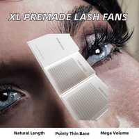 Extensions de cils Volume C CC D DD LD L B J M Curl, épaisseur 0.02, mélange de courbures, sans cruauté animale, doux, noir super mat, faits à la main, fabriqués en Chine, 25mm