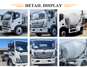 Foton Aumark 4X2 3m3 Concrete Mixer Truck 160HP Small <b>Cement</b> Mixer for Construction Site - Product Image 3
