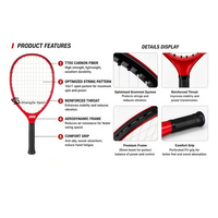 Raquette de sport en fibre de carbone personnalisée SHANGZE SPORT TYPTI, légère, haute rotation, portable, tennis, fournisseur d'usine OEM ODM