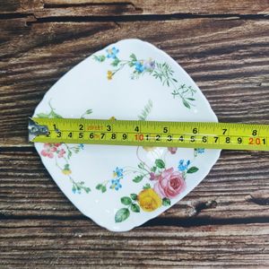 Ensemble de vaisselle en verre opale de 18 pièces, forme carrée, assiette et <span class=keywords><strong>bol</strong></span> en verre opale avec un magnifique décor - Product Image 4