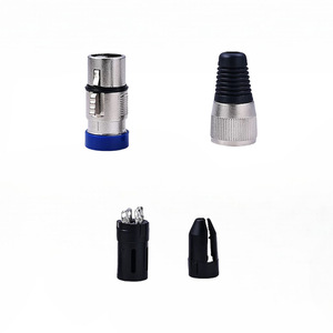 Conector XLR de 3 Pines, Macho y Hembra, para Micrófono, Audio y Video, Colgante, en Línea - Product Image 2