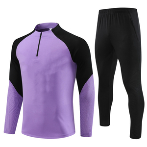 New Season Club Blue Herren Fußball Trainings anzug Top Thai Qualität Fußball Trainings anzug Custom Sweat suit - Product Image 1