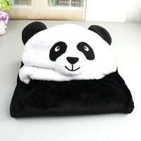 Tianjingmai — couverture à capuche pour bébé, vêtement pour poussette en flanelle, Cape en peluche, couette pour enfant en bas âge