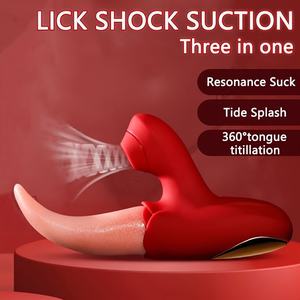 गर्म बिक्री महिला हस्तमैथुन क्लिटोरिस उत्तेजक यथार्थवादी जीभ लिकिंग वाइटर्स के लिए जी-स्पॉट IPx6 वाटरप्रूफ यूएसबी - Product Image 6