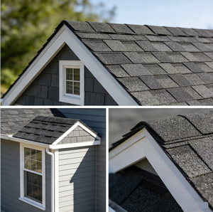 アスファルトシングルはクラシックなウッドシェイクスタイルに適用され、手頃な価格で耐久性があり、頑丈で風に強いです。 - Product Image 4