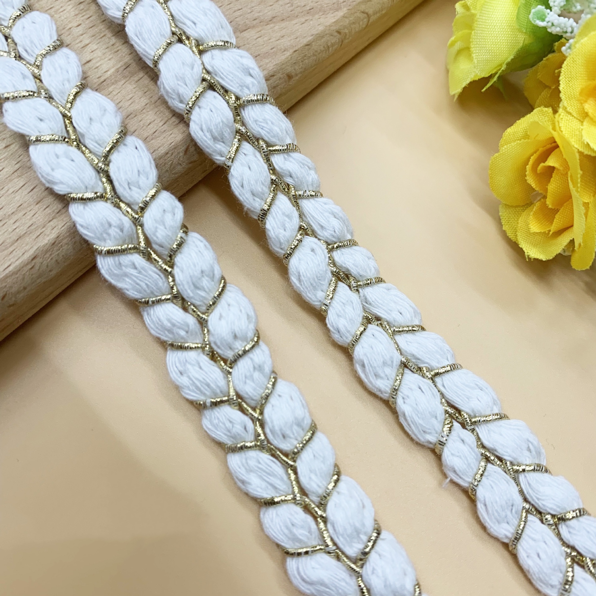 White-1.5cm-50yard/rotolo