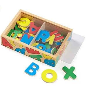 מכירה לוהטת creative עיצוב רב תפקודי לגו צעצועי עץ אותיות האלפבית