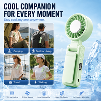 Ventilateur portable à clipser sur la ceinture 2026 – Nouveau mini ventilateur personnel rechargeable à vent puissant, ventilateur portable