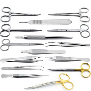 Juego Completo de 15 Piezas para Cirugía Menor, Juego de Instrumentos Quirúrgicos Manuales de Acero Inoxidable, TODO en UNO, de Ariston International - Product Image 1