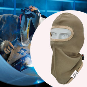 หมวกไหมพรมหนาสำหรับคลุมศีรษะสำหรับสถานีบริการน้ำมันผ้าฝ้ายกันลมสำหรับ EN14116 CAT2ออกแบบโลโก้ได้ตามต้องการ - Product Image 5