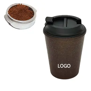 כפול קיר קפה טחון קפה ספל מבודד כוסות 10 Oz ידידותית לסביבה מוצרים חדשים עבור מתנות עסקיות עם אור ניחוח