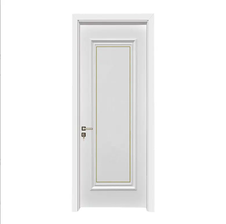 Puerta interior de lujo de melamina, puerta de madera MDF, producto nuevo, gran oferta, diseño de puerta de madera