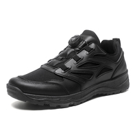 Chaussures tactiques antidérapantes à laçage rapide pour hommes, système de cadran rotatif, baskets de trekking respirantes en maille, bottes de travail