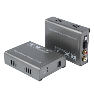 Extenseur <span class=keywords><strong>audio</strong></span>-vidéo optique RCA 2 canaux 20 km avec boîtier métallique, émetteur-récepteur LC SC, canal gauche/droit - Product Image 1
