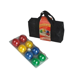 Jeu de boules de pétanque en plastique - Couleurs mélangées - Boules ergonomiques non toxiques de 72 mm pour une utilisation en intérieur/extérieur - Product Image 3