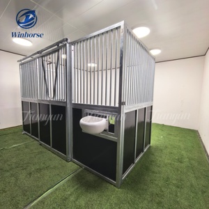 モダンなモジュラー馬場プレミアムプレハブ安定キット耐久性のある馬箱カスタマイズ馬術クラブ用プロフェッショナル - Product Image 3