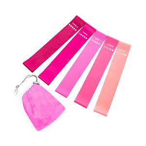 Hồng Tập Thể Dục Resistance <span class=keywords><strong>Bands</strong></span> Set Biểu Tượng Tùy Chỉnh 5 Cao Su Cao Su Đàn Hồi Mini Vòng Yoga Phòng Tập Thể Dục Tập Thể Dục Hip Ban Nhạc Tập Thể Dục - Product Image 2