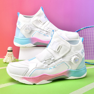 Chaussures <span class=keywords><strong>de</strong></span> badminton classiques en gros, dessus en cuir, doublure en mesh, semelle extérieure en caoutchouc, été/hiver, logo personnalisé - Product Image 2
