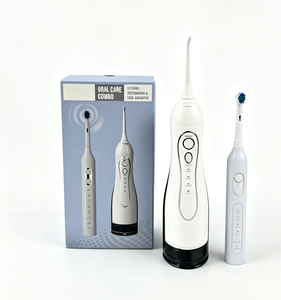 <span class=keywords><strong>Eisler</strong></span> E7+F5 Mundpflege-Kombi-Set 40000VPM Rotierende Elektrische Zahnbürste & Wasserflosser IPX7 USB-Aufladbares Zahnpflegeset - Product Image 1