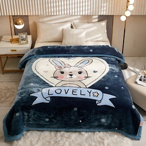 Couverture en tricot double épaisseur de style coréen <span class=keywords><strong>Smoon</strong></span> 100% polyester, 1 côté gaufré, 5 kg d'épaisseur, douce et chaude, toute saison, rectangulaire - Product Image 5