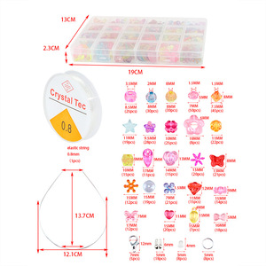 Hot Selling Acrylic DIY Loose <b>Beads</b> for Bracelets Different Shaped Plastic <b>Beads</b> for Necklace Jewelry Making Children - Product Image 5