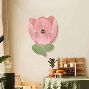 Moderno <span class=keywords><strong>orologio</strong></span> in porcellana di cristallo semplice <span class=keywords><strong>forma</strong></span> creativa a <span class=keywords><strong>forma</strong></span> di petalo con ago muto Display decorazione Premium per il ristorante - Product Image 6