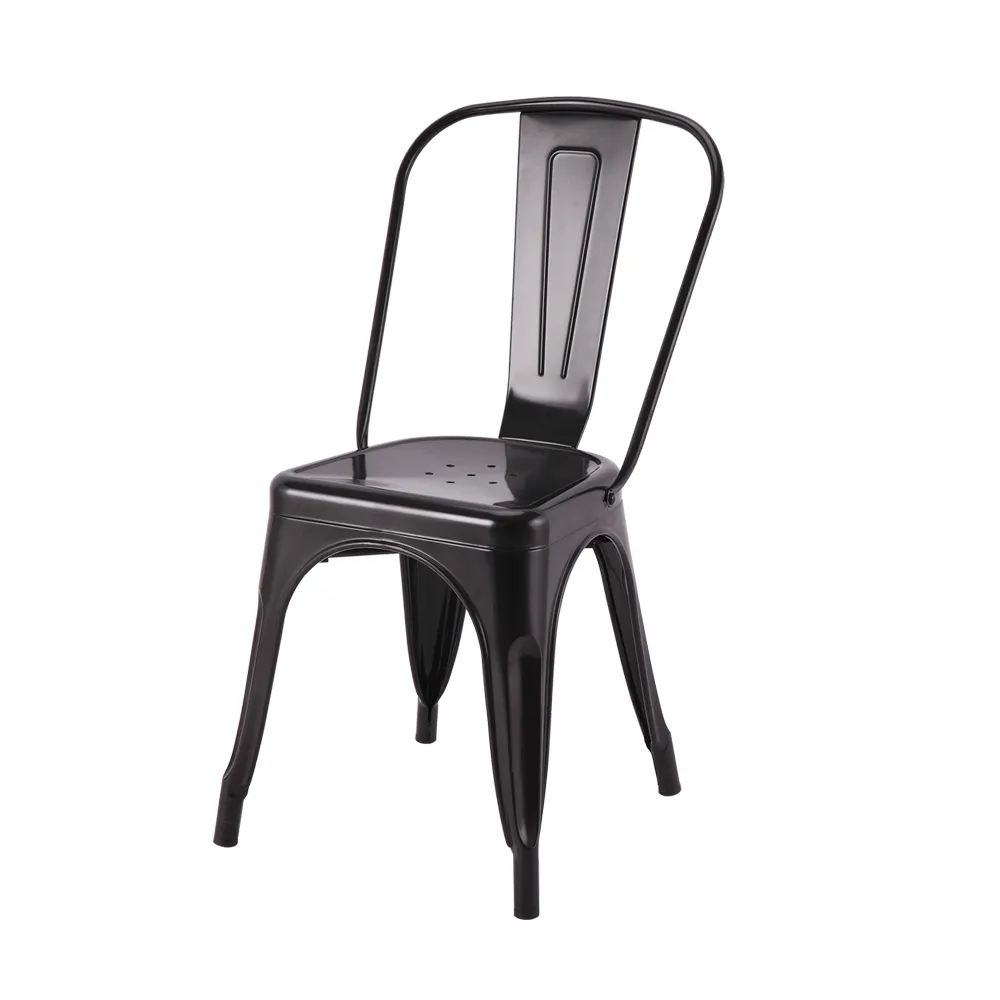 Tubulação de ferro exterior dobradeira de metal plástica personalizada cor e cadeira combinada plástica
