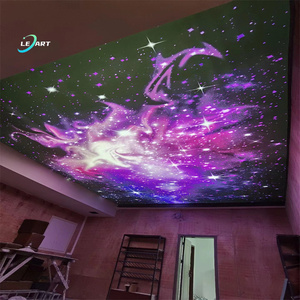Panneaux de <span class=keywords><strong>plafond</strong></span> artistiques extensibles LeArt Luxury Interior Roof Cielo Raso avec étoiles filantes pour la <span class=keywords><strong>maison</strong></span> - Product Image 6