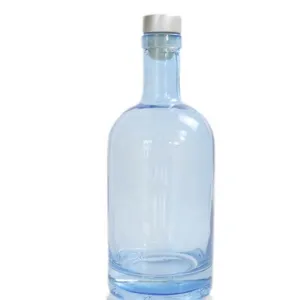 Dark blue vodka water of life wine blue wine special foreign wine bottle beverage bottle spirits health care product bottle